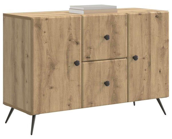 VidaXL Széf Kézműves Tölgy 89 x 34,5 x 60 cm Szerelt Fa
