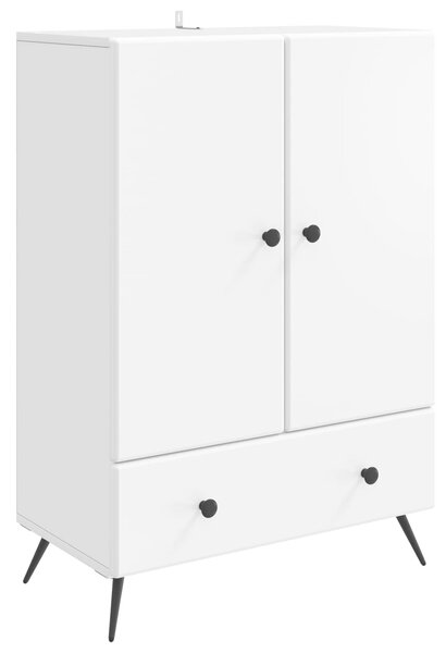 VidaXL Széf Fehér 66 x 34,5 x 95 cm Szerelt Fa