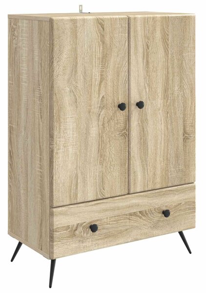 VidaXL Széf Sonoma Tölgy 66 x 34,5 x 95 cm Szerelt Fa