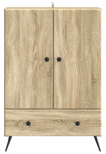 VidaXL Széf Sonoma Tölgy 66 x 34,5 x 95 cm Szerelt Fa