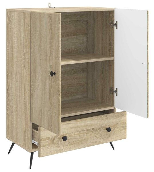 VidaXL Széf Sonoma Tölgy 66 x 34,5 x 95 cm Szerelt Fa