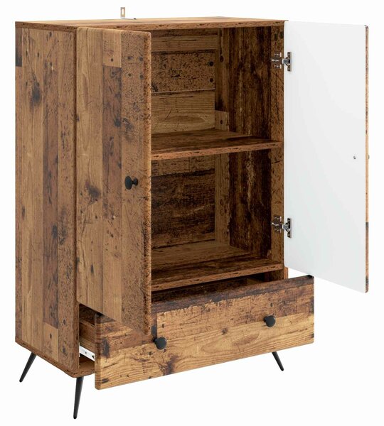 VidaXL Széf Antik Fa 66 x 34,5 x 95 cm Szerelt Fa