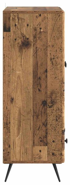 VidaXL Széf Antik Fa 66 x 34,5 x 95 cm Szerelt Fa