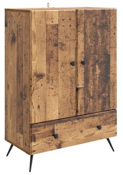 VidaXL Széf Antik Fa 66 x 34,5 x 95 cm Szerelt Fa