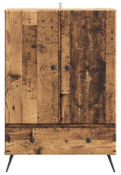 VidaXL Széf Antik Fa 66 x 34,5 x 95 cm Szerelt Fa
