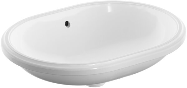 Geberit Variform mosdótál 55x40 cm ovális alulról beépíthető fehér 500.756.01.2