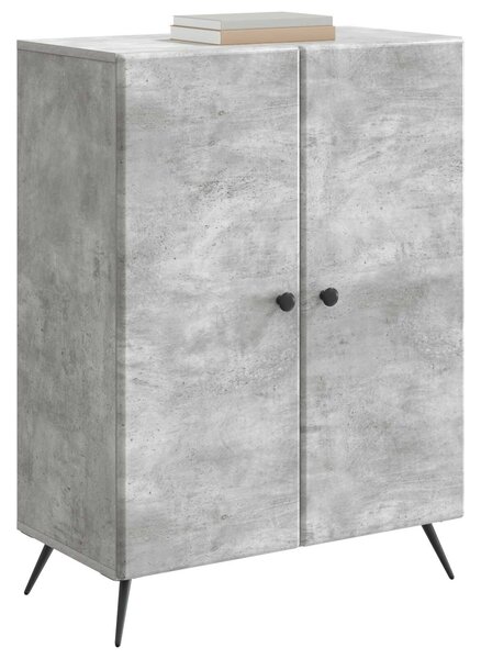 VidaXL Széf Betonszürke 66 x 34,5 x 90 cm Szerelt Fa