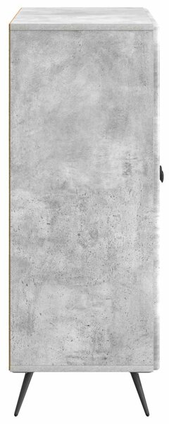 VidaXL Széf Betonszürke 66 x 34,5 x 90 cm Szerelt Fa