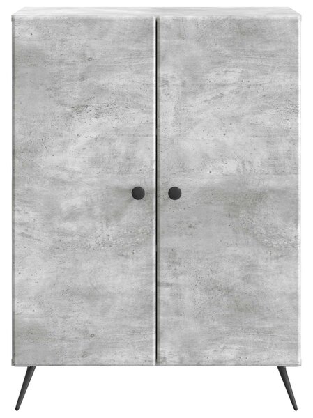 VidaXL Széf Betonszürke 66 x 34,5 x 90 cm Szerelt Fa