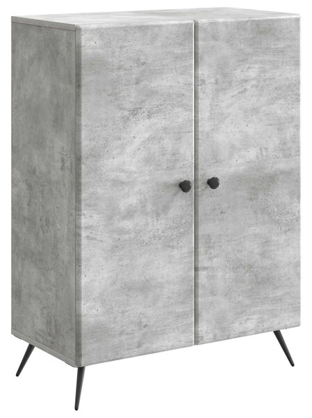 VidaXL Széf Betonszürke 66 x 34,5 x 90 cm Szerelt Fa