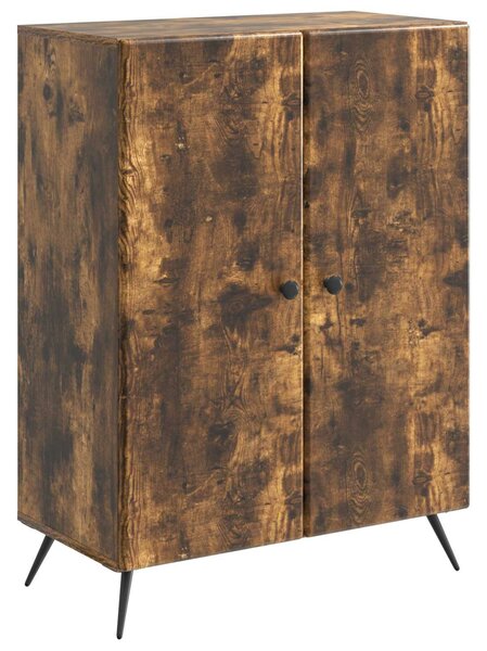 VidaXL Széf Füstös Tölgy 66 x 34,5 x 90 cm Szerelt Fa