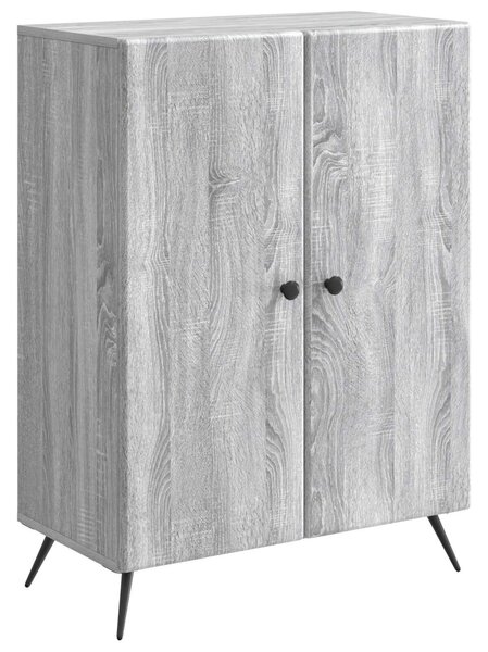 VidaXL Széf Szürke Sonoma 66 x 34,5 x 90 cm Szerelt Fa