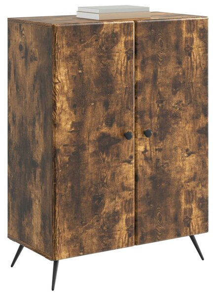 VidaXL Széf Füstös Tölgy 66 x 34,5 x 90 cm Szerelt Fa