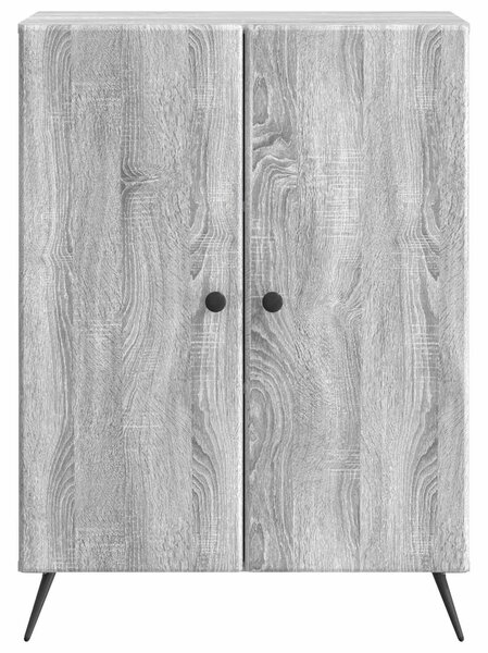VidaXL Széf Szürke Sonoma 66 x 34,5 x 90 cm Szerelt Fa
