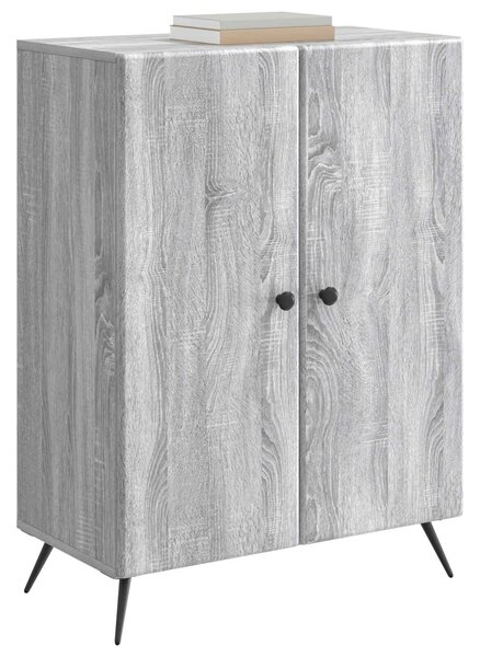 VidaXL Széf Szürke Sonoma 66 x 34,5 x 90 cm Szerelt Fa
