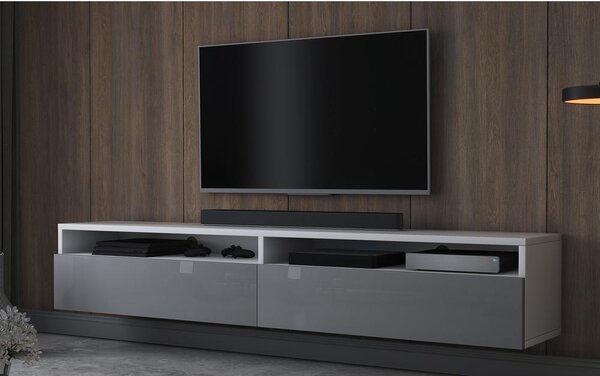 Tv szekrény/asztal Redcan 180 (fehér + szürke)
