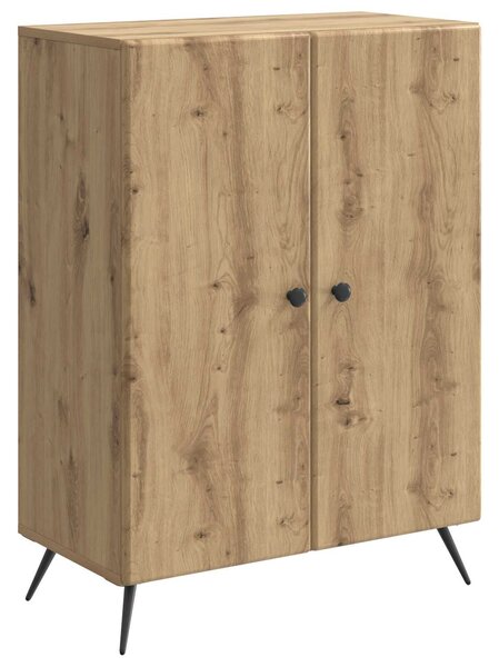 VidaXL Széf Kézműves Tölgy 66 x 34,5 x 90 cm Szerelt Fa