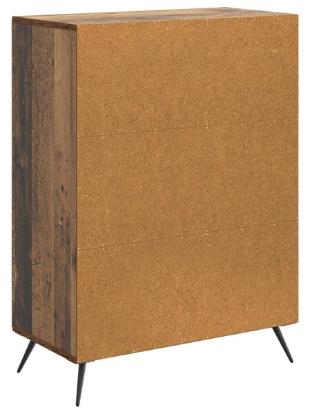 VidaXL Széf Antik Fa 66 x 34,5 x 90 cm Szerelt Fa
