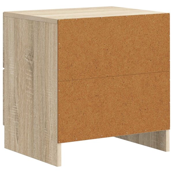 VidaXL Éjjeliszekrény fiókkal 2 pcs Sonoma Tölgy 43 x 34,5 x 44,5 cm