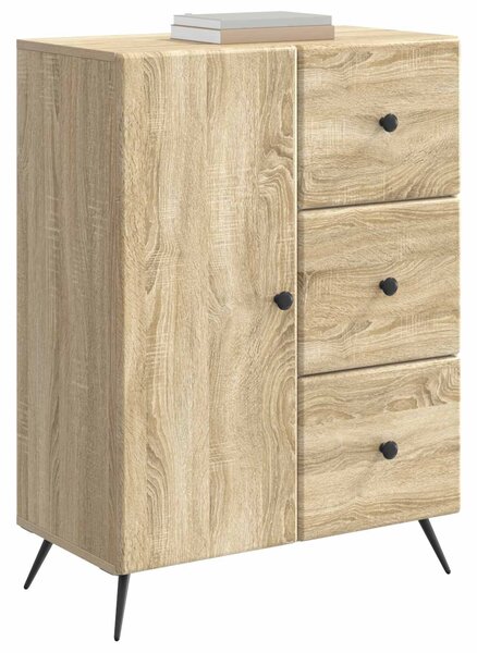 VidaXL Széf Sonoma Tölgy 66 x 34,5 x 90 cm Szerelt Fa
