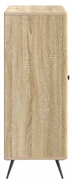 VidaXL Széf Sonoma Tölgy 66 x 34,5 x 90 cm Szerelt Fa