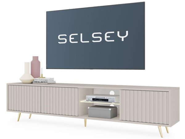 Tv szekrény/asztal Biel 175 (szürkés bézs)