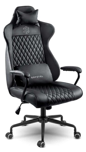 Sofotel Werona eco bőr ergonomikus Irodai szék - Fekete