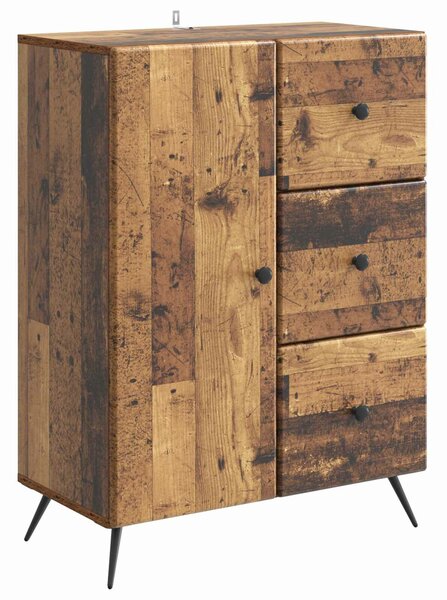 VidaXL Széf Antik Fa 66 x 34,5 x 90 cm Szerelt Fa