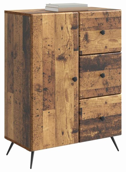 VidaXL Széf Antik Fa 66 x 34,5 x 90 cm Szerelt Fa