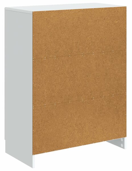 VidaXL Széf Fehér 66 x 34,5 x 87 cm Szerelt Fa