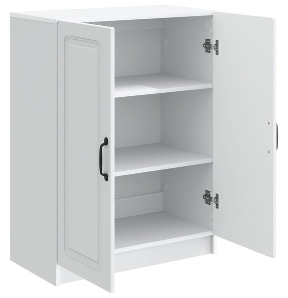 VidaXL Széf Fehér 66 x 34,5 x 87 cm Szerelt Fa