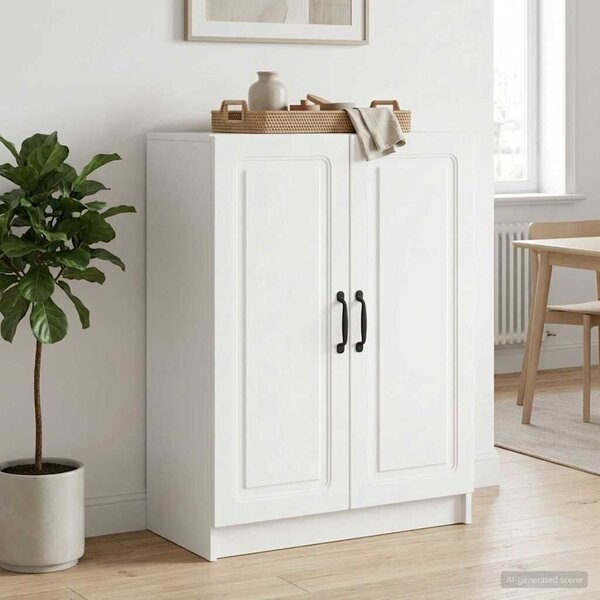 VidaXL Széf Fehér 66 x 34,5 x 87 cm Szerelt Fa