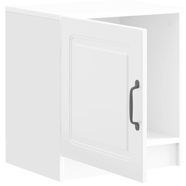 VidaXL Éjjeliszekrény 2 pcs Magasfényű Fehér 43 x 34,5 x 47 cm