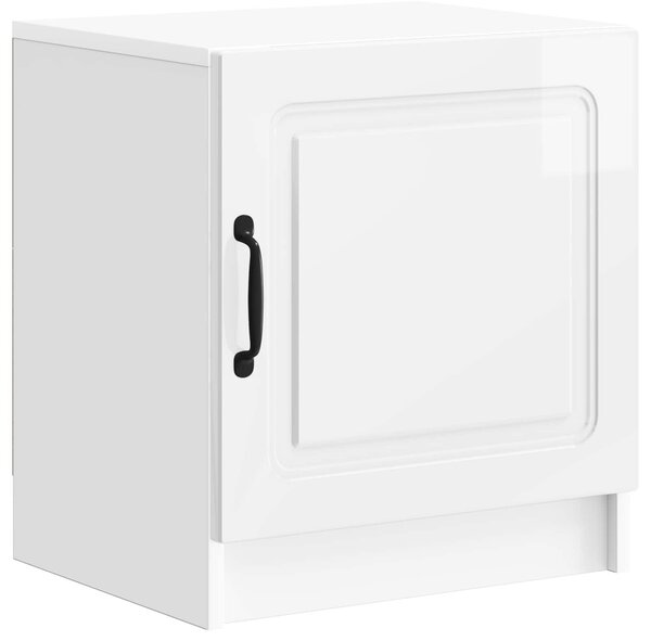 VidaXL Éjjeliszekrény 2 pcs Magasfényű Fehér 43 x 34,5 x 47 cm