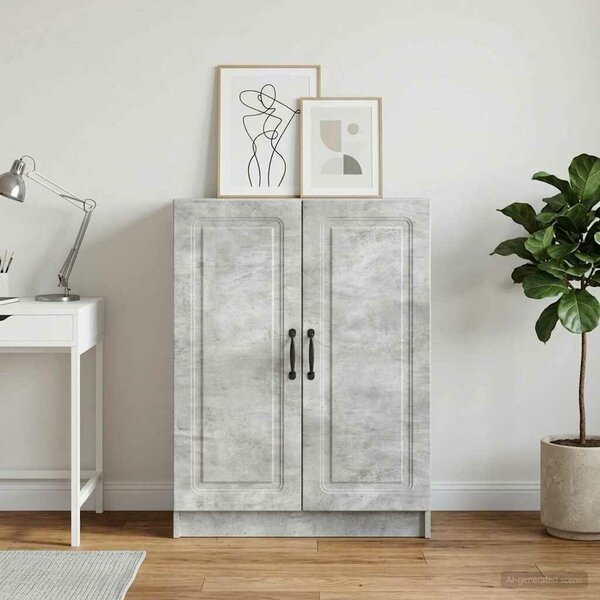 VidaXL Széf Betonszürke 66 x 34,5 x 87 cm Szerelt Fa
