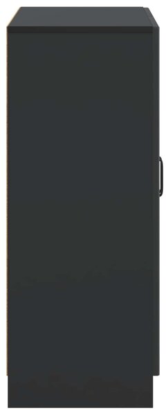 VidaXL Széf Fekete 66 x 34,5 x 87 cm Szerelt Fa