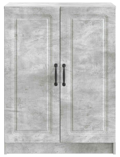 VidaXL Széf Betonszürke 66 x 34,5 x 87 cm Szerelt Fa