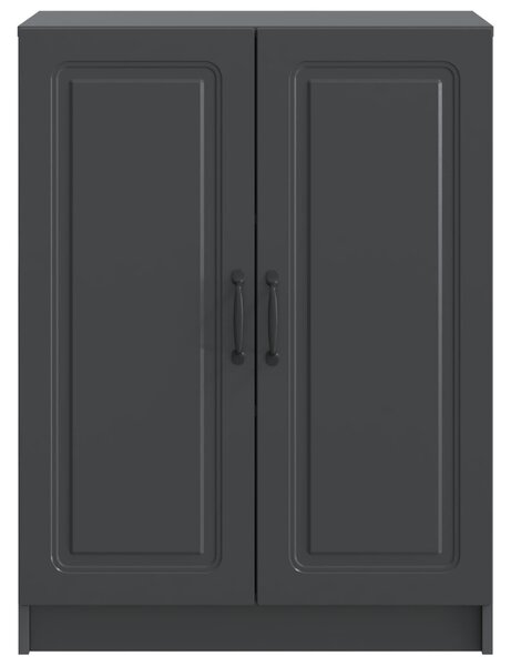 VidaXL Széf Fekete 66 x 34,5 x 87 cm Szerelt Fa