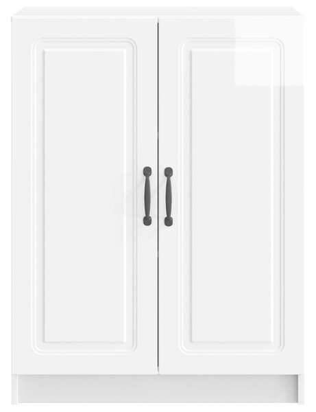 VidaXL Széf Magasfényű Fehér 66 x 34,5 x 87 cm Szerelt Fa