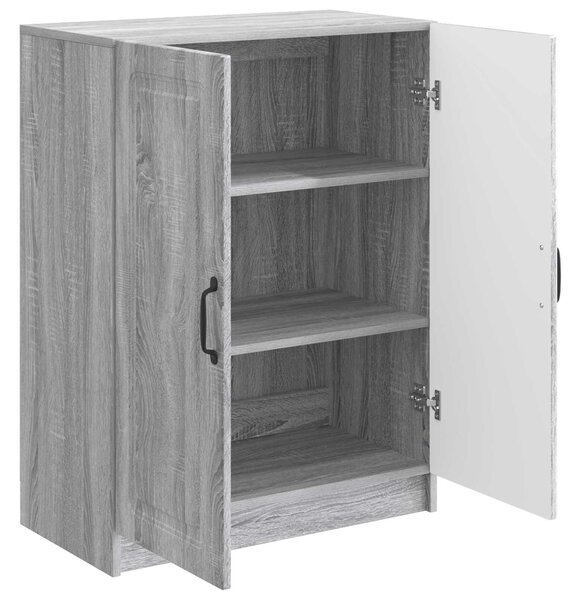 VidaXL Széf Szürke Sonoma 66 x 34,5 x 87 cm Szerelt Fa
