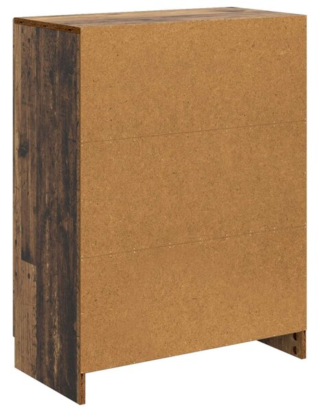 VidaXL Széf Antik Fa 66 x 34,5 x 87 cm Szerelt Fa