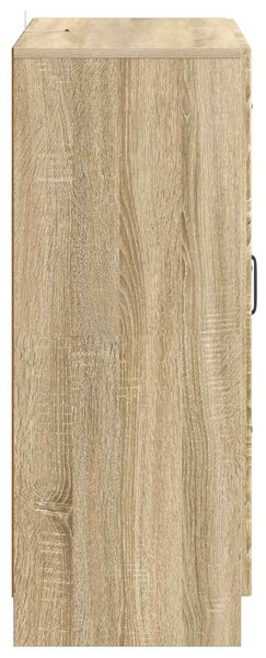 VidaXL Széf fiókkal Sonoma Tölgy 66 x 34,5 x 87 cm Szerelt Fa