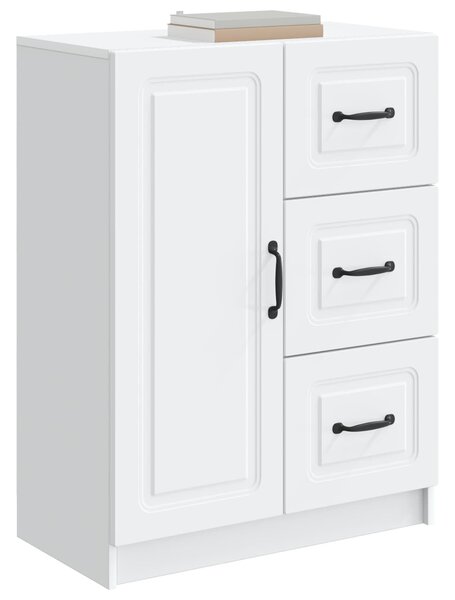 VidaXL Széf Fehér 66 x 34,5 x 87 cm Szerelt Fa