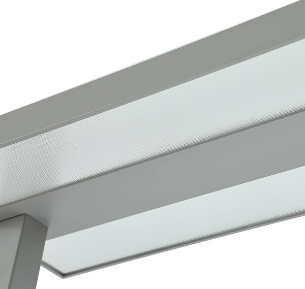 Arcchio LED álló világítás Logan Ultra HCL CCT, ezüst, dimmelhető, dimmelhető, Alu / szürke / cink, Dolgozószoba / Iroda, Alumínium, Modern