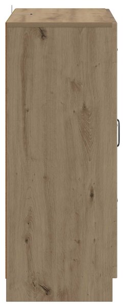 VidaXL Széf Kézműves Tölgy 66 x 34,5 x 87 cm Szerelt Fa