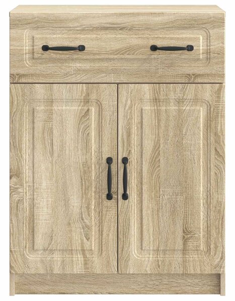 VidaXL Széf fiókkal Sonoma Tölgy 66 x 34,5 x 87 cm Szerelt Fa