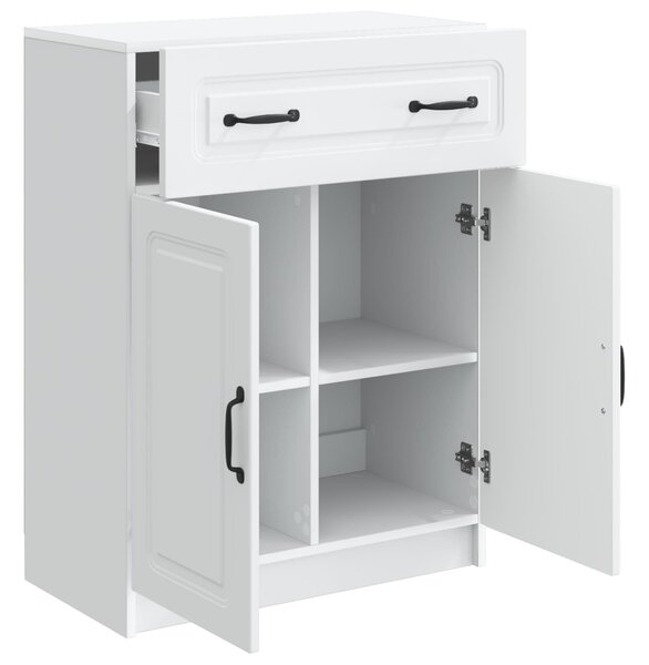 VidaXL Széf Fehér 66 x 34,5 x 87 cm Szerelt Fa