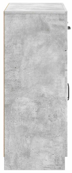 VidaXL Széf fiókkal Betonszürke 66 x 34,5 x 87 cm Szerelt Fa