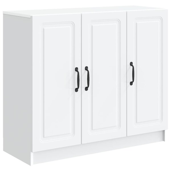 VidaXL Széf Fehér 89 x 34,5 x 77 cm Szerelt Fa