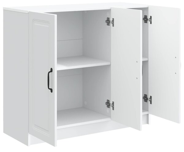 VidaXL Széf Fehér 89 x 34,5 x 77 cm Szerelt Fa